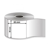 برچسب پرینتر لیبل زن مدل NR-50x55P بسته 6 عددی